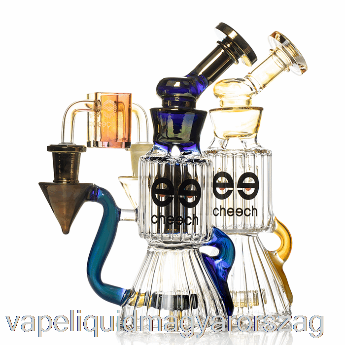 Cheech üveg Gyémánt Cső újrahasznosító Dab Rig Gold Vape E Cigi